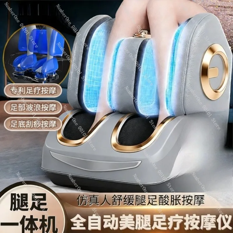 Fully Automatic Lower Leg and Foot Therapy Machine, Hot Massage Function, Masseur Device for Leg and Foot, Home and Wholesale