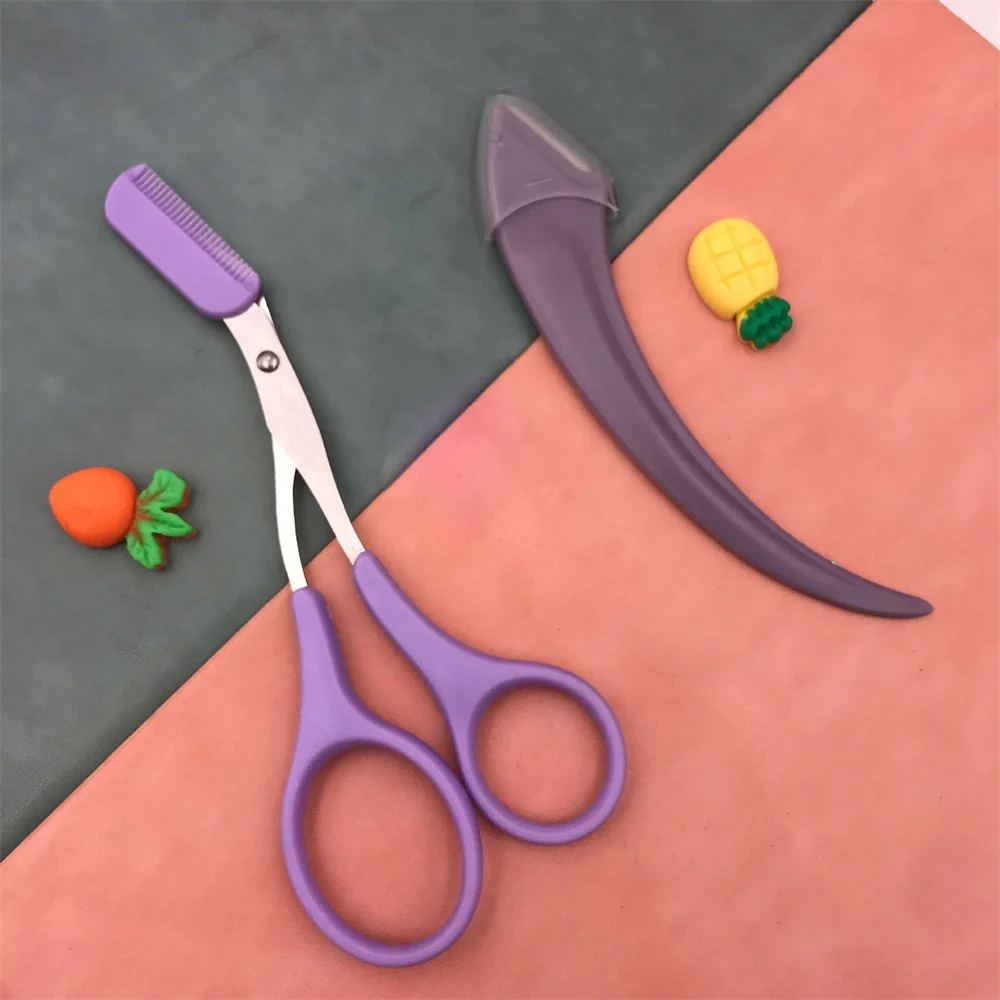 Eyebrow Comb Beauty Products Shaping Perfect Eyebrows Professional Grooming Precise Trimming Convenient Design Makeup Tools