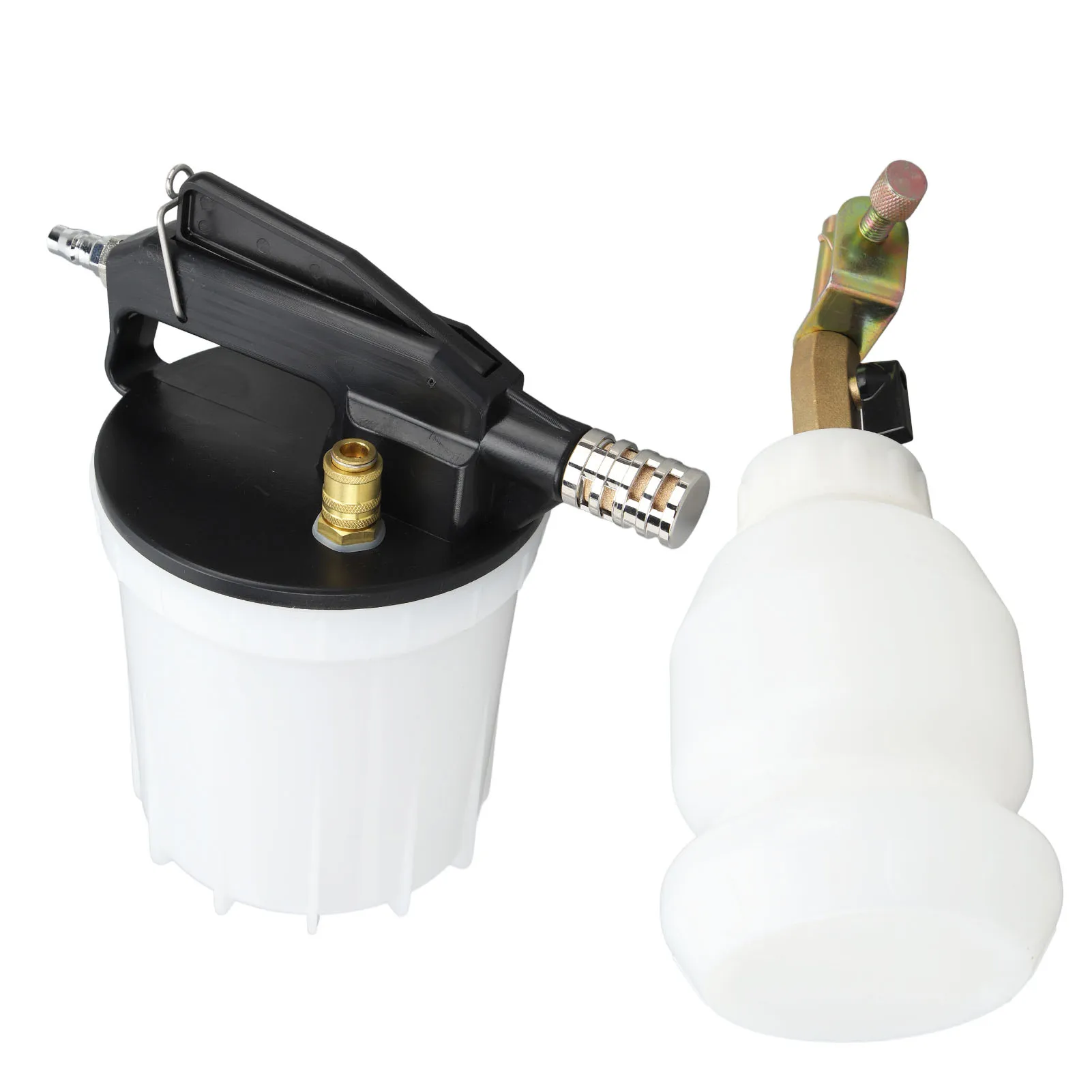 Pneumatic Fluid Extractor Tool High Efficiency 40in Hose Air Brake Bleeder Kit 2cfm with 2L Vacuum Brake Extractor for Vehicles - view 3