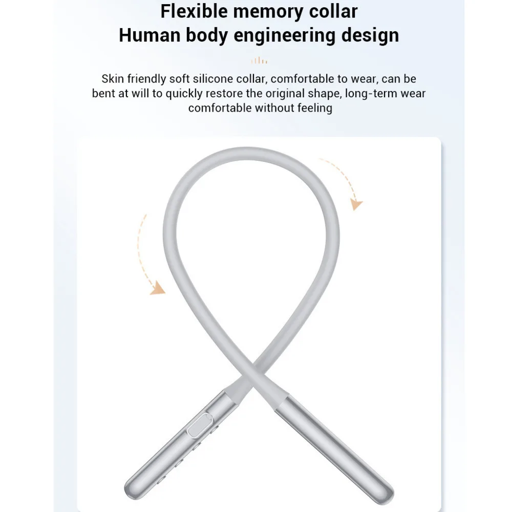 Neck-Hanging Metal Bluetooth Earphone Ultra-Long Standby Dual-Mode Gaming Mode Low Latency IPX5 Waterproof Sports Running Earbud view 6