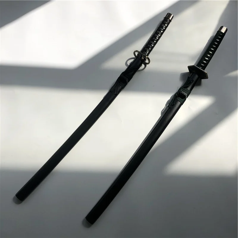 Anime 1:1 Cosplay  Anime Wooden  Ichimaru Gin Sword Aizen Sousuke Cosplay Sword Ninja Knife wood Weapon Prop 100cm