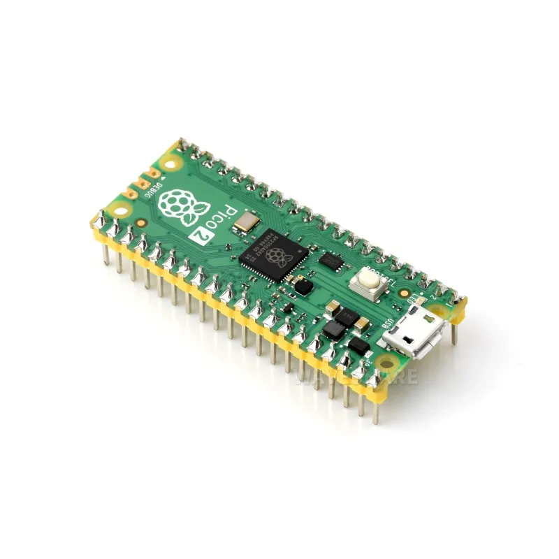 Raspberry Pi Pico 2 Microcontroller Board,Based on Official RP2350 Chip,Dual-core&Dual-architecture Design,Various Development