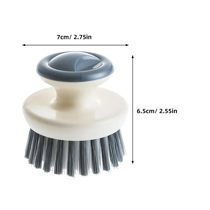 Dish Scrub Brushes Kitchen Cleaning Scrubbers for Washing Cast Iron Pan/Pot Dish Bowl Scrubbing Brush Oil-proof Washing Brush