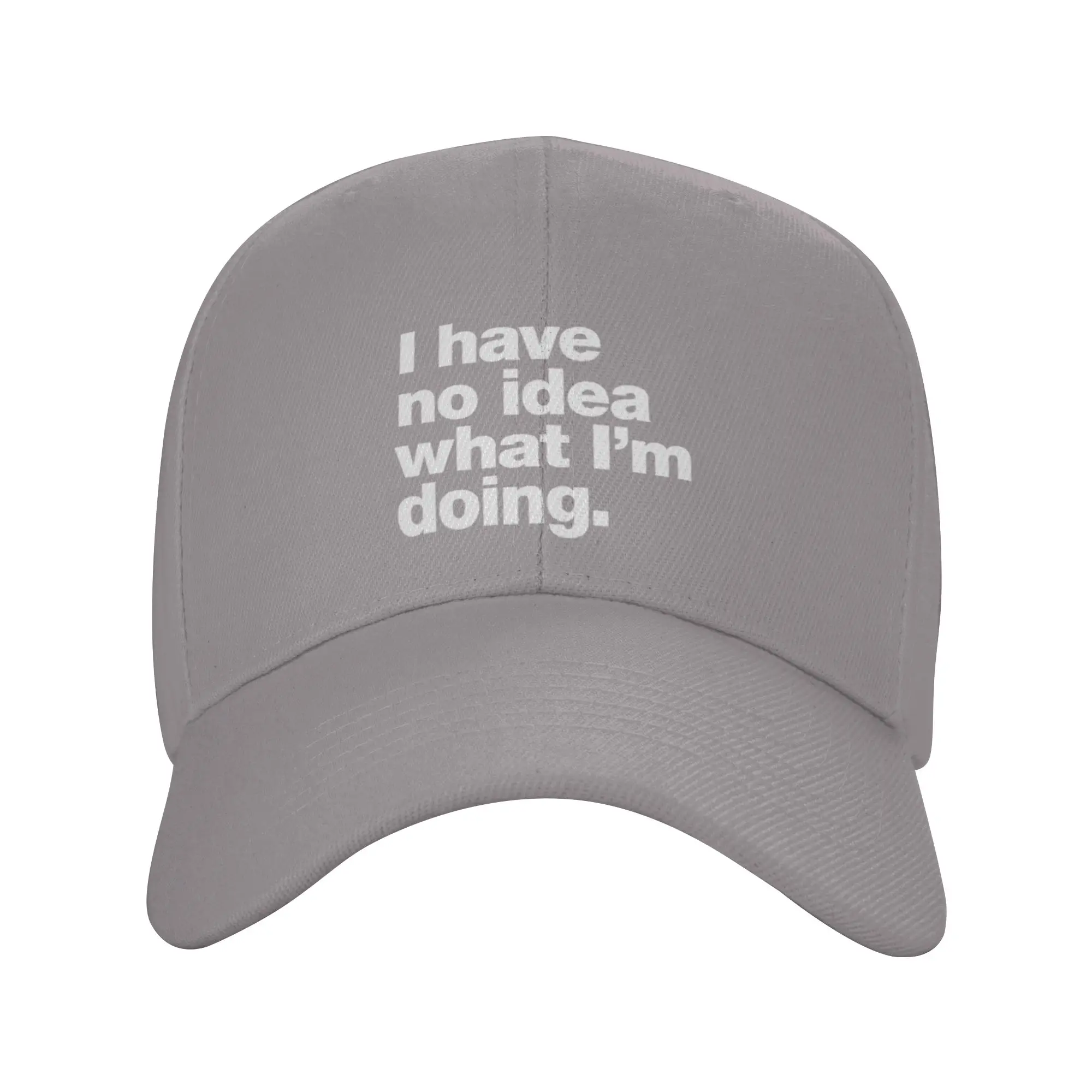 I have no idea what I m doing  Trendy Baseball Cap Subway Travel Casual Cap Casual Hat
