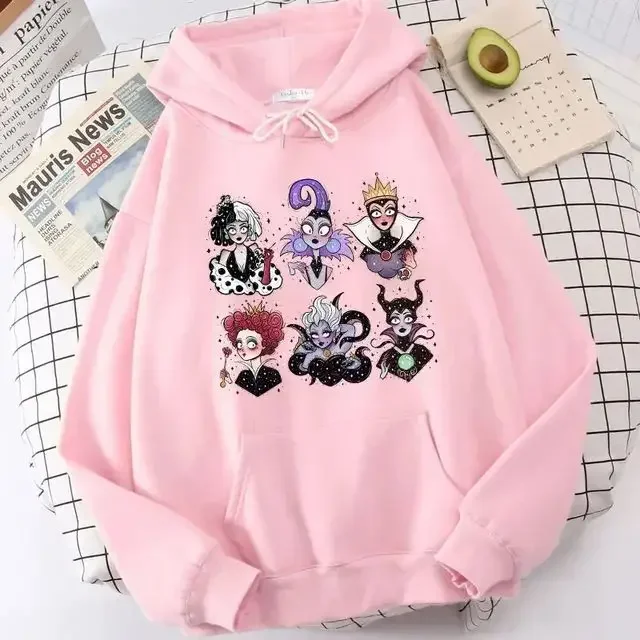 Fashion Villain Bad Girl Has More Fun Women Men Plus Size Hoodies Graphic Sweatshirts 90s Harajuku Gothic Jumper Clothes