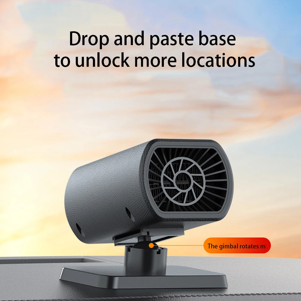 12 فولت 150 واط سخان السيارة ديميستر نافذة السيارة الزجاج الأمامي إزالة الجليد سخان مروحة العالمي الصقيع آلة إزالة الضباب الثلجي للمركبات