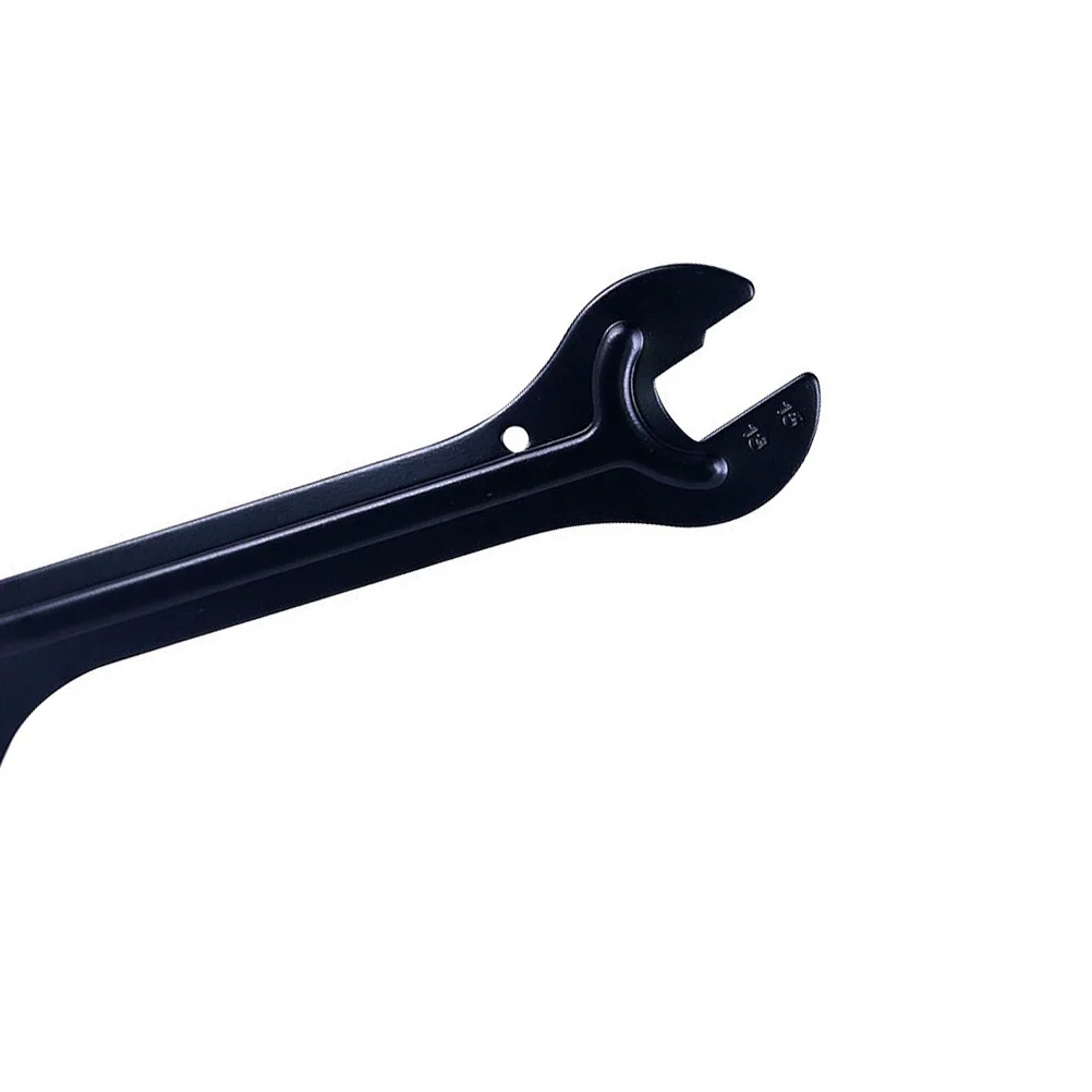 

1pcs Bicycle Hub Wrench Premium Steel Black Dual Head Bike Repair Tool Pedal Spanner Bike Wrench Tool For Cycling Maintenance