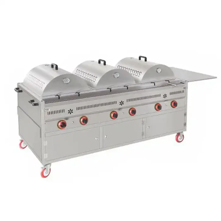 

Professional Charcoal Grill Poultry Roast Duck Bbq Korean Rock Chicken Oven Large Gas Grill For Party