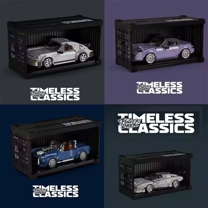 PB 1087X Rose Pink Supercar & Camper T1 Bausatz Premium-Fahrzeugmodell mit Displaybox für Kinder, Weihnachtsgeschenke und Raumdekoration