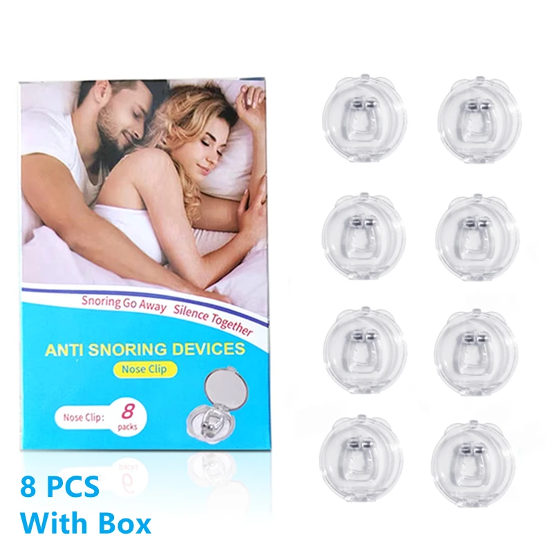 Magnetic Anti Snoring Corrector Stop Snoring Nose Clip Men Women Snore Prevention Gadget Aid Improve Sleeping Anti Snore Device