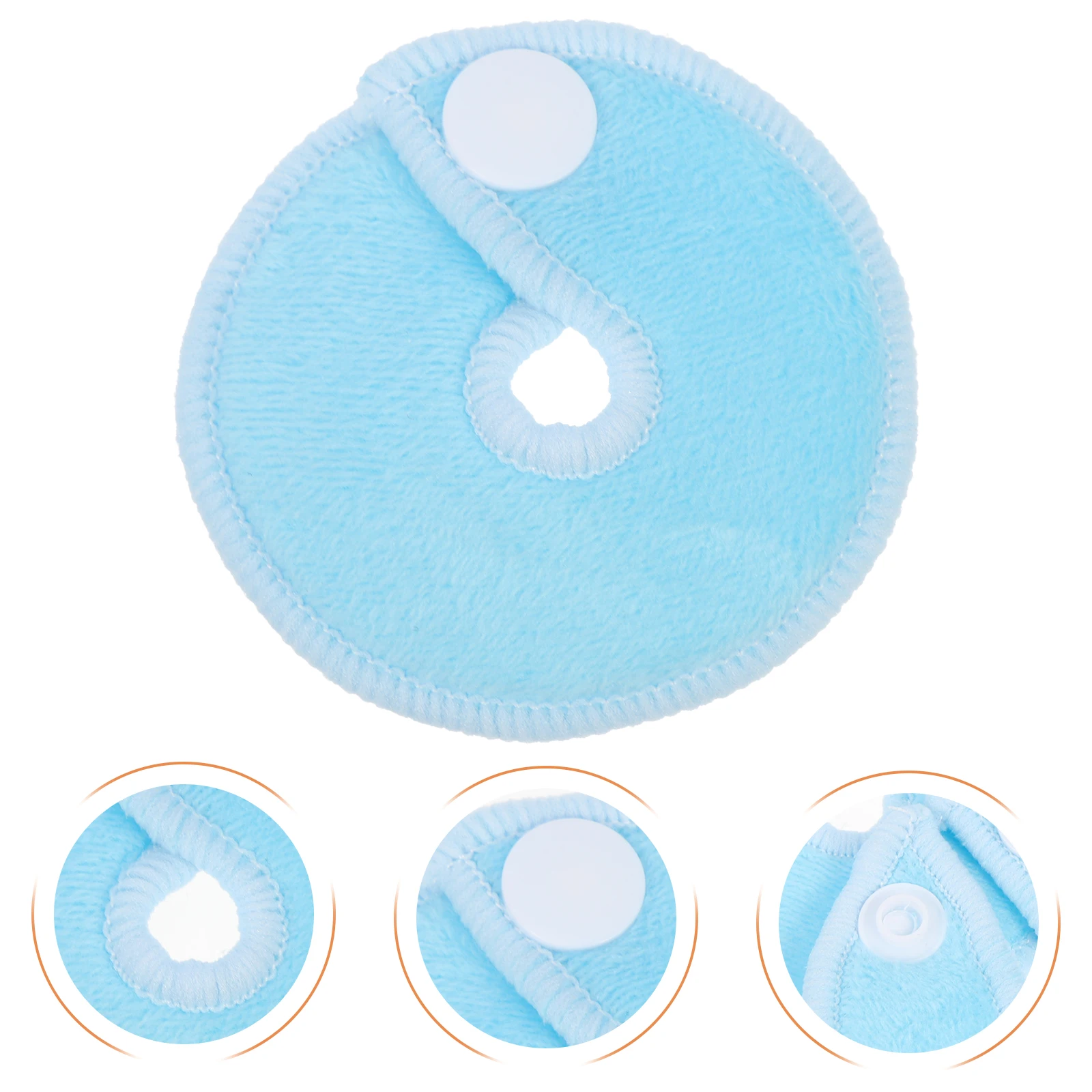 

28pcs G Shape Button Pads Bamboo Fiber Tube Cushions Skin-Friendly Protective Pads For Feeding Tubes Abdominal Catheter