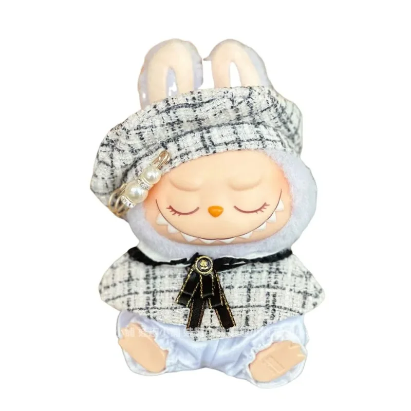 ملابس لابوبو الأجيال الأولى والثانية من ملابس دمى الصندوق العمياء شياو شيانغ فنغ كيب البدلة الملابس فقط الملبس لا دمية