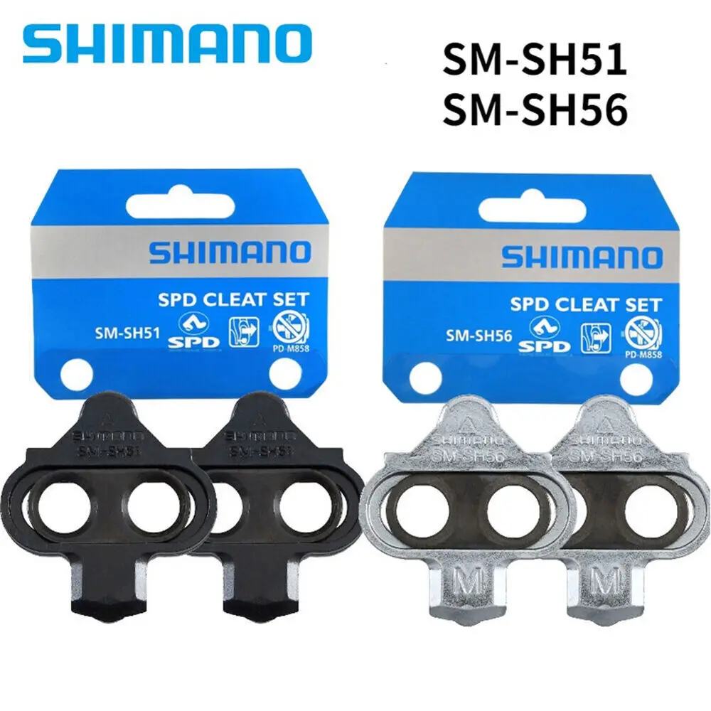 Shimano SPD SM SH56 SH51 Stollen MTB Bike Release Multi-Release Pedal Stollen w/Cleat Mutter Platten Float berg Paar CLEAT