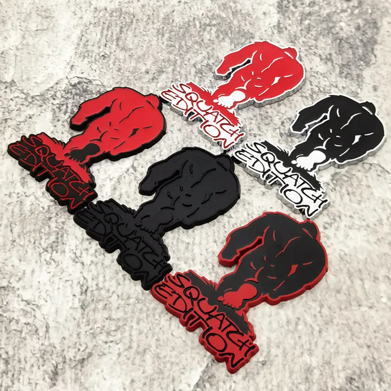 

High-quality Car Modification Metal 3D Stereoscopic Car Stickers Wildman Bigfoot Body Decoration Scratch Coverage
