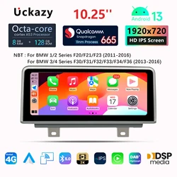 Snapdragon 665 Wireless Apple Carplay Android Auto Multimedia For BMW 1 2 3 4 Series F20 F21 F22 F30 F31 F32 F33 F34 F36 Screen