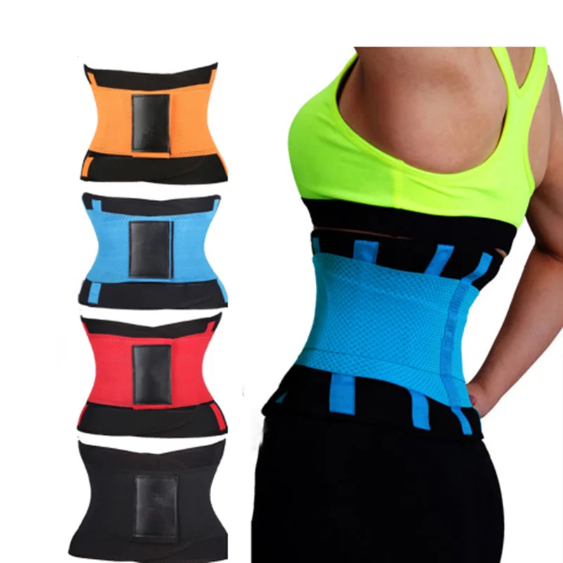 Men Women Neoprene Lumbar Support Professional Lower Waist Adjustable Back Belt Brace Pain Relief Training Workout Gym Supplies