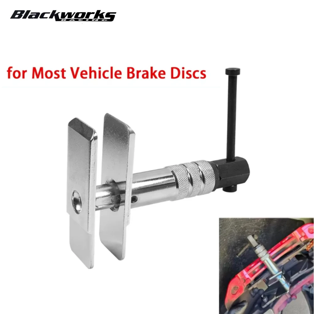 

Сверхмощный инструмент для разбрасывания тормозного суппорта мотоцикла, серебристый для большинства автомобильных тормозных дисков, инструмент для сжатия для Harley, Yamaha