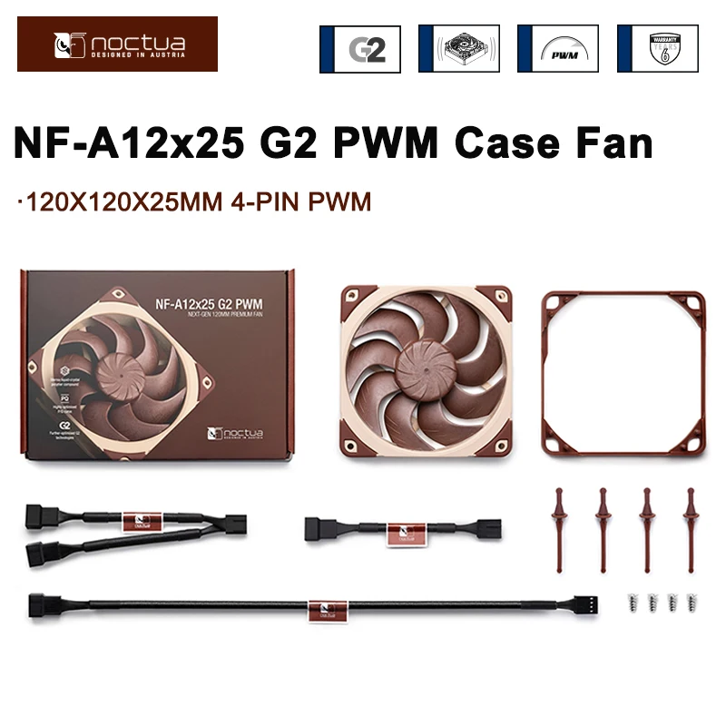 -ventilateur-de-boitier-noctua-nf-a12x25-g2-pwm-120-mm-ventilateur-de-refroidissement-cpu-1800-tr-min-ventilateurs-de-boitier-performants-roulement-sso2-ventilateur-de-chassis-a12x25-g2-ls-pwm