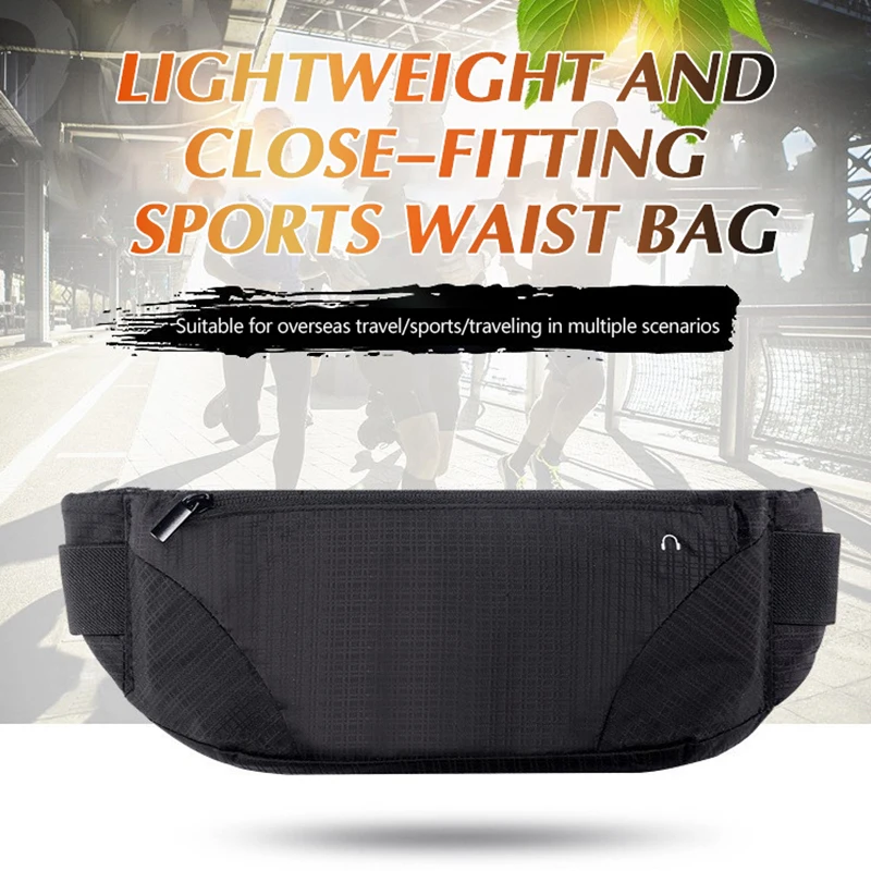 Sports Waist Bag Waterproof Multifunctional Men'S And Women'S Tactical Close Fitting Waist Bag