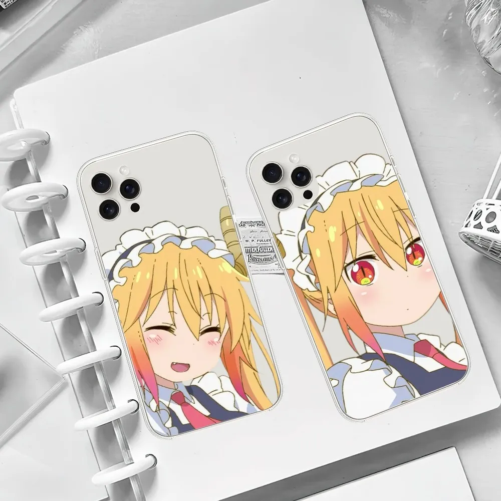 Bilibili Miss Kobayashis Dragon Maid Phone Case For Samsung A71 Galaxy S21 S22 S20 A50 S23 Ultra Plus Transparent Shell