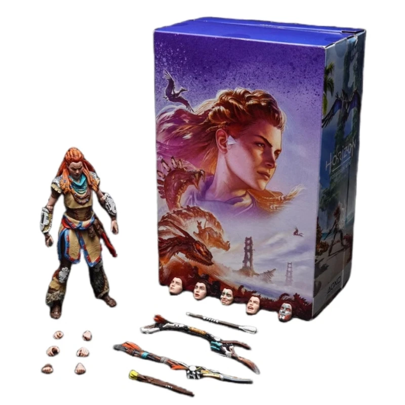 

6 Inches Spin Master Ps5 Horizon Zero Dawn Aloy Luxury Edition Action Figure Movable Joint Doll Model Garage Kit Toys Gift