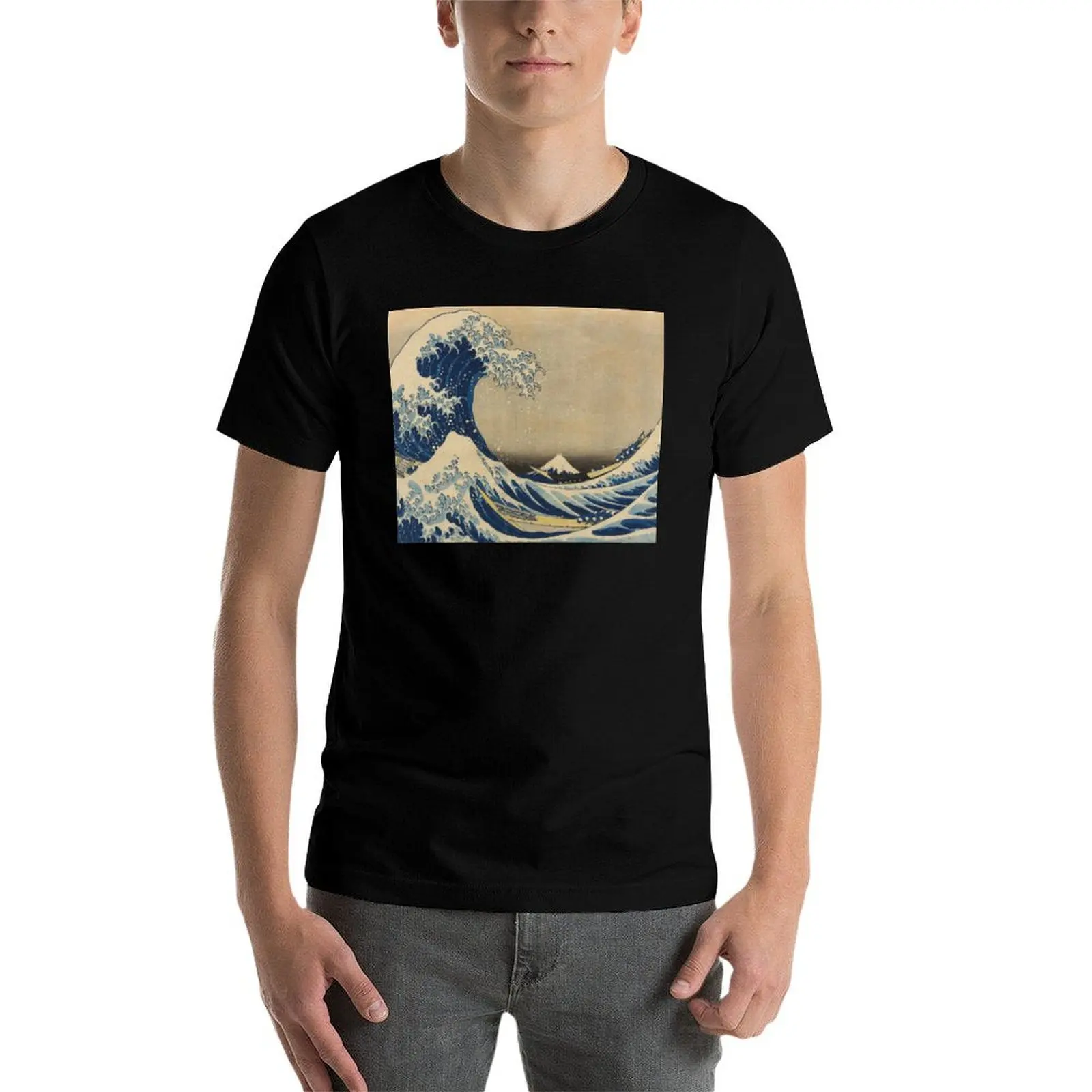 Under the Wave off Kanagawa (Kanagawa oki nami ura), also known as the Great Wave, from the series Thirty-six Views of M T-Shirt