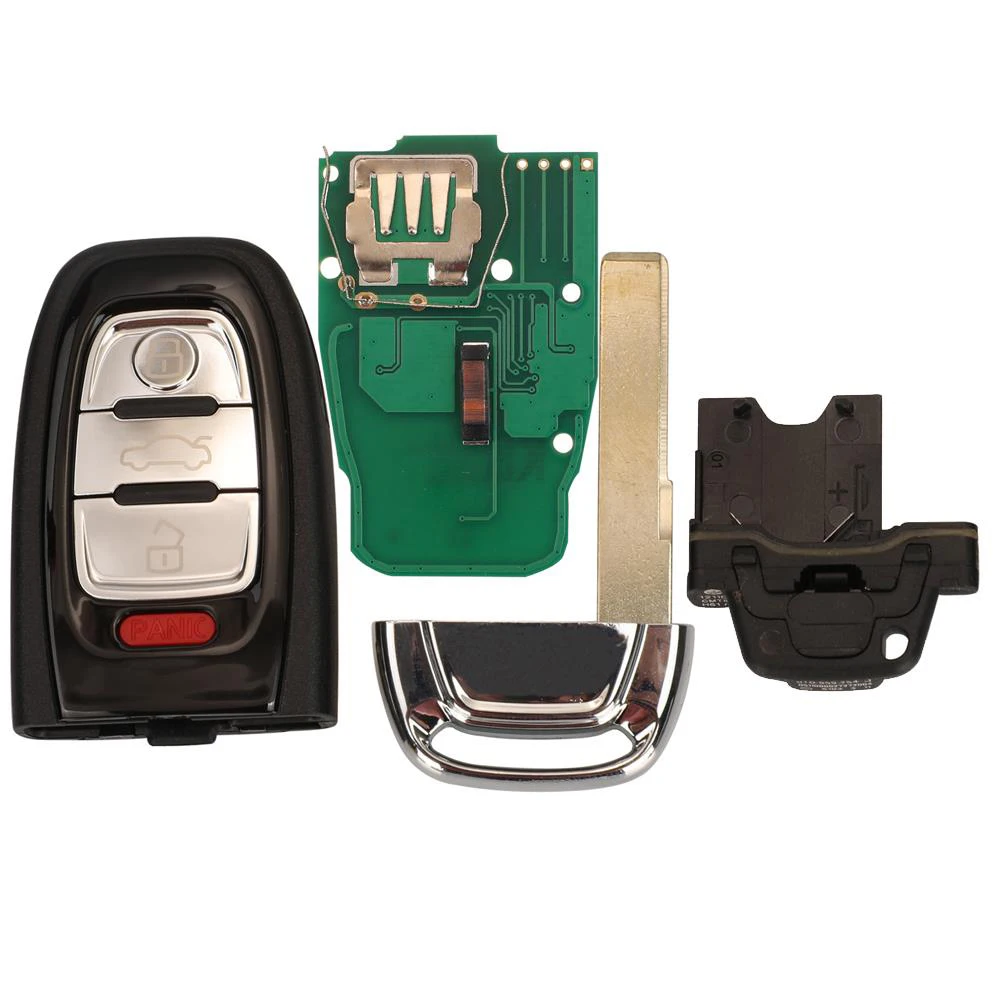 Jingyuqin الذكية مفتاح السيارة عن بعد لأودي Q5 A4L A5 A6 A7 A8 RS4 RS5 S4 S5 315MHz/433MHZ/868MHZ 8T0 959 754C