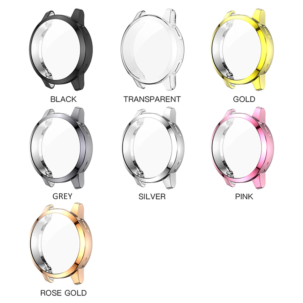 Accesorios Funda protectora de pantalla de cobertura total TPU para Garmin Venu 2/2S Vivoactive 4/4S