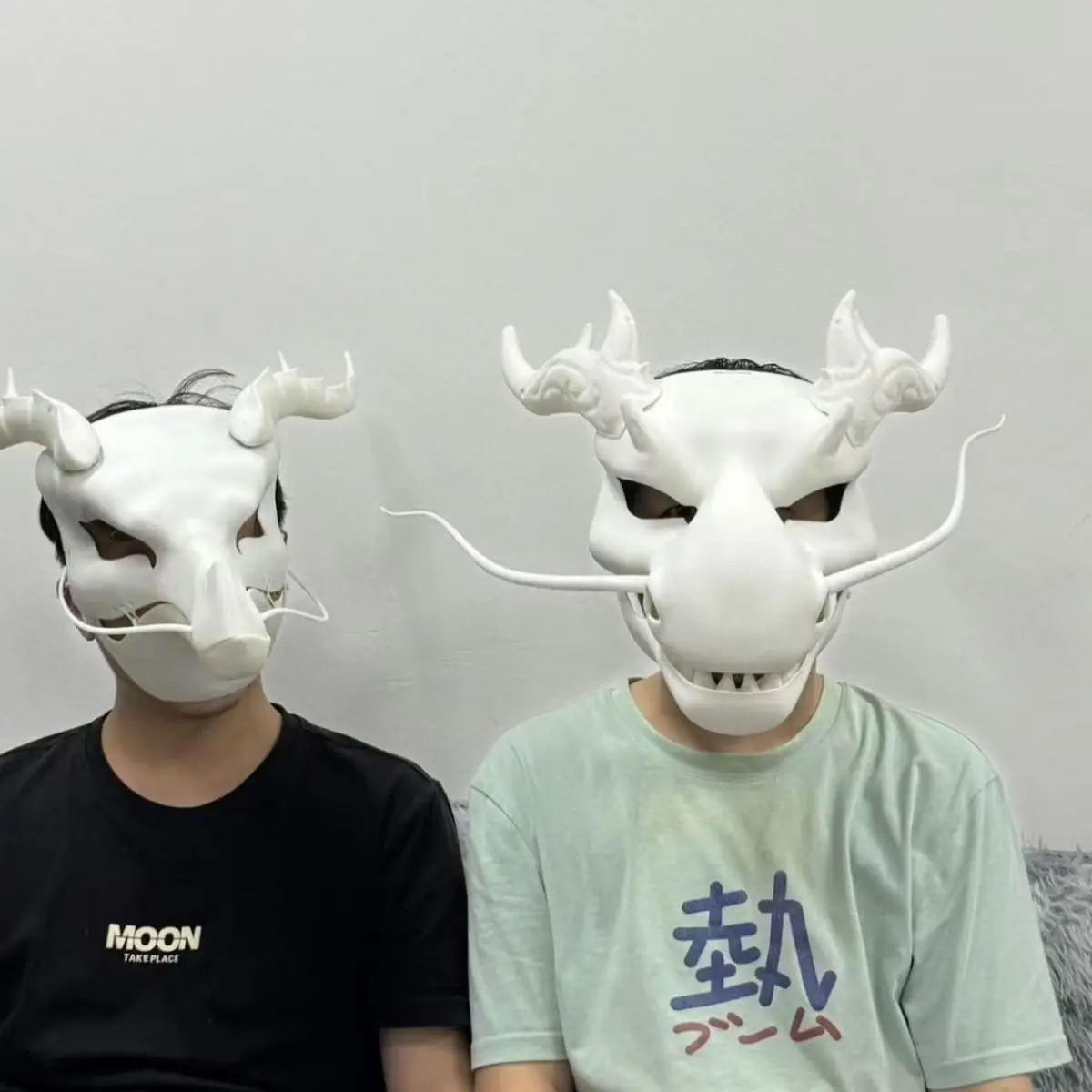 Kigurumi Base Mask Movable Dragon Skull 3D Printing Semi Realistic Beast Suit Skull Cosplay Costume Accessorie