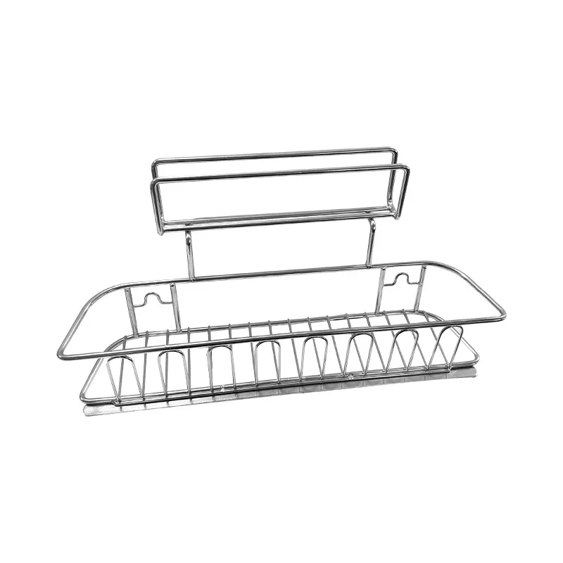 

Professional 304 stainless steel drain basket, kitchen sink storage rack, dish washing basin, multifunctional drain rack