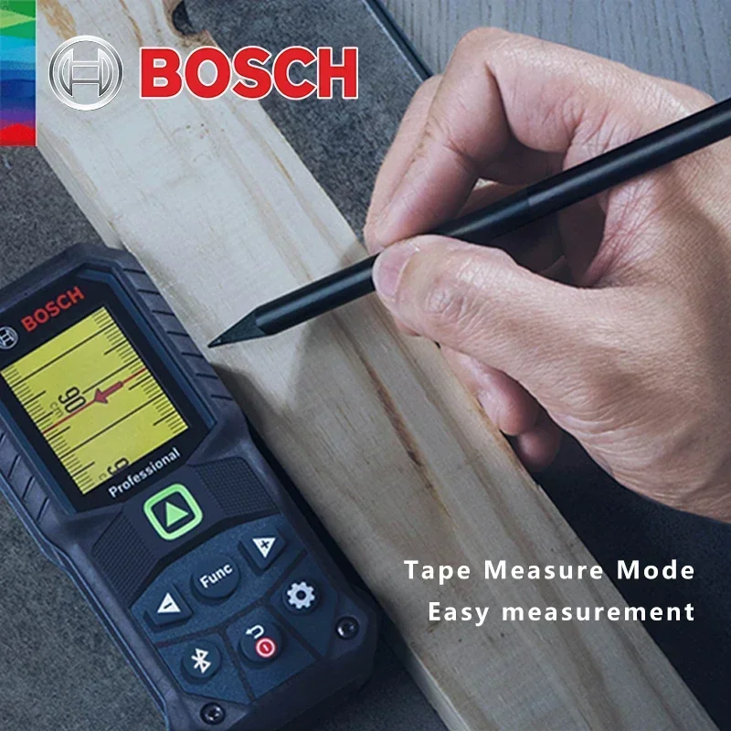 Bosch GLM 50-27 CG Professional Green Beam Laser Distance Meter 50m Compact Shockproof Laser Measure for Bright Site Measurement
