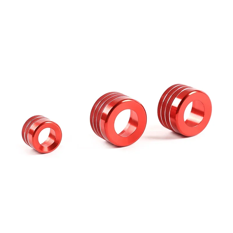 Aluminum Alloy Air Conditioner Knob Audio Volume Tune Button Trim Cover Knob Ring For BMW X5 X6 E70 E71 F15 F16 2014-2018