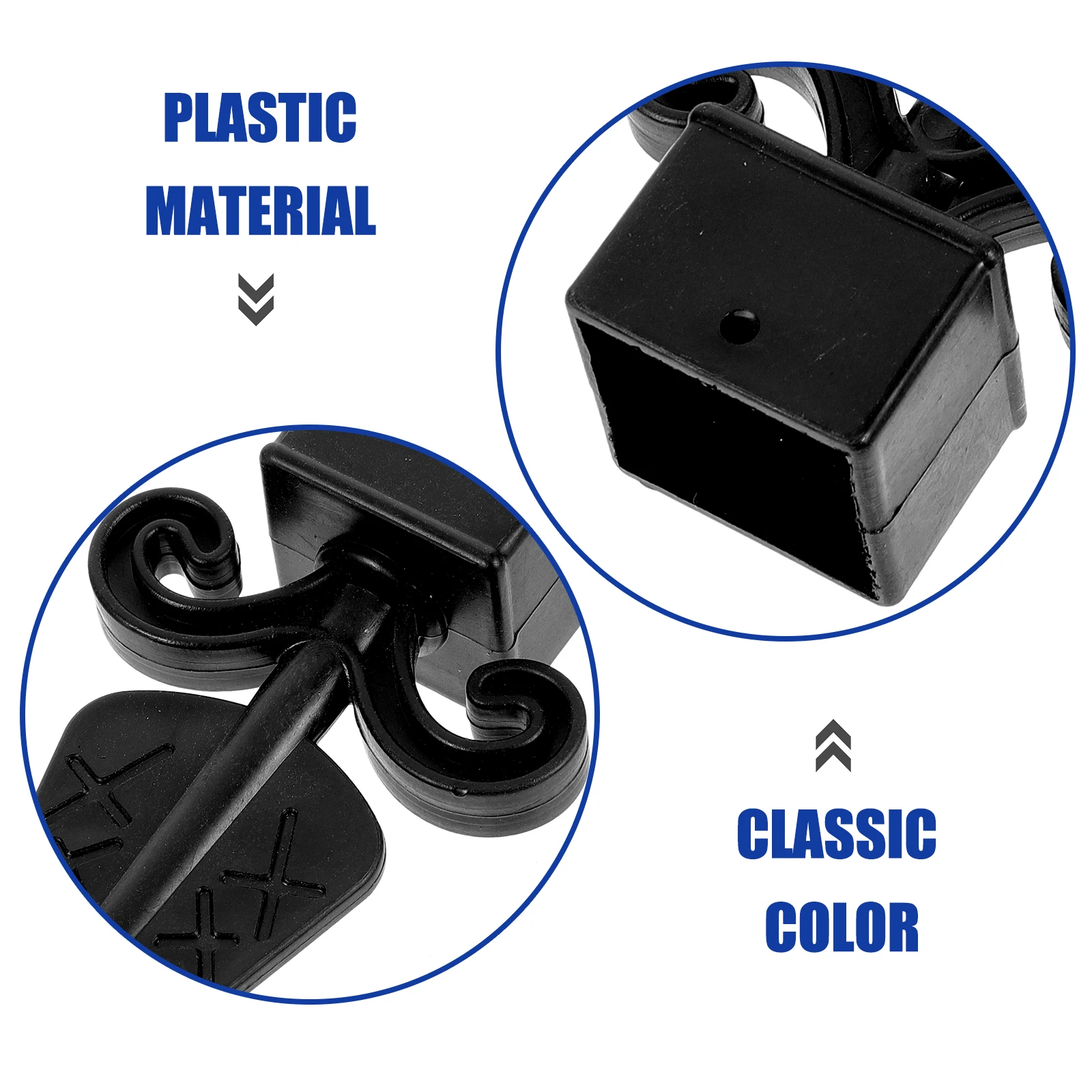 

10pcs Sturdy Plastic Fence Parts Anti Crack Splitting Weathering Deck Post Caps Garden Yard