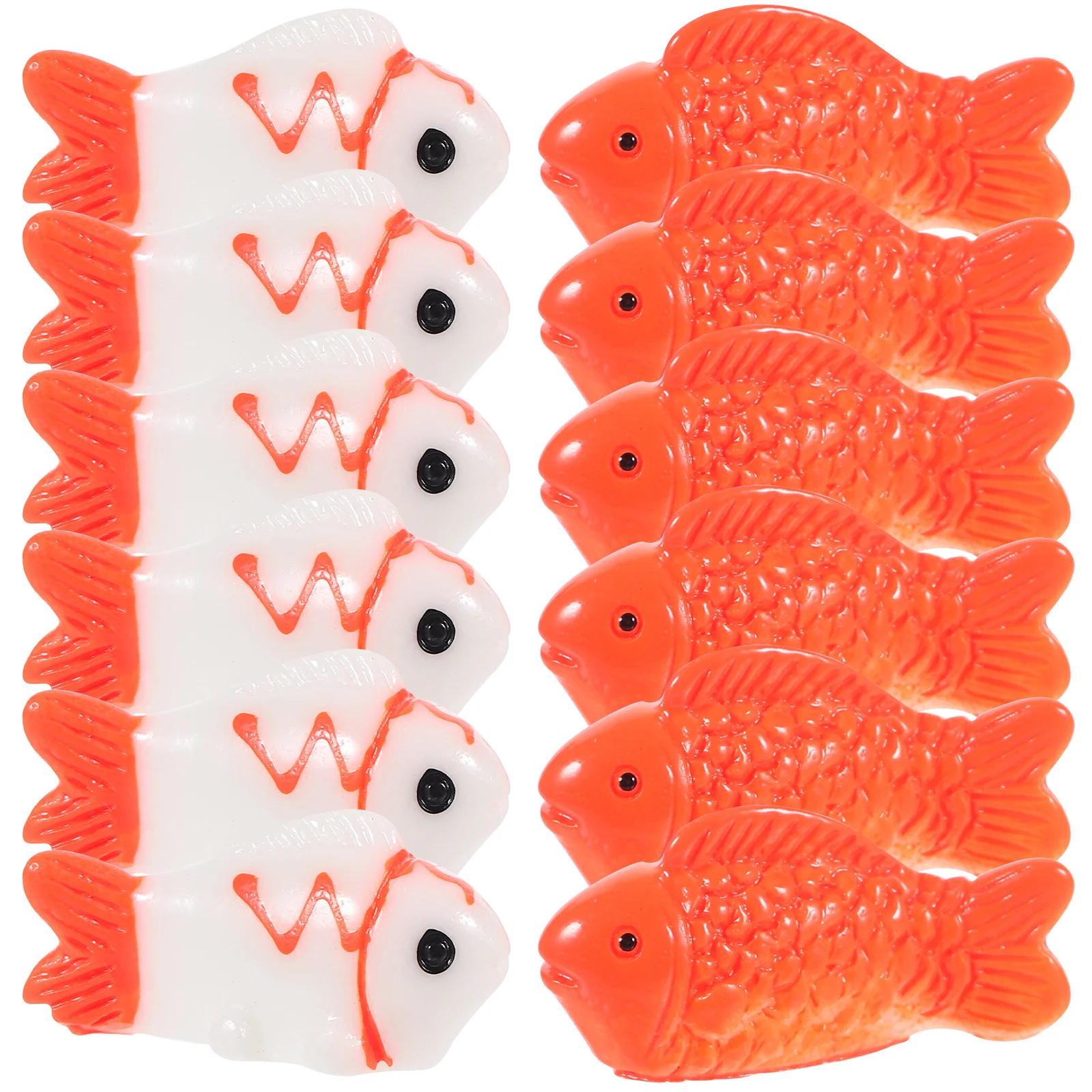 

20Pcs Artificial Fancy Carp Simulation Fish Floating Aquarium Decorations Realistic Fish Tank Ornaments Lovely Underwater Decor