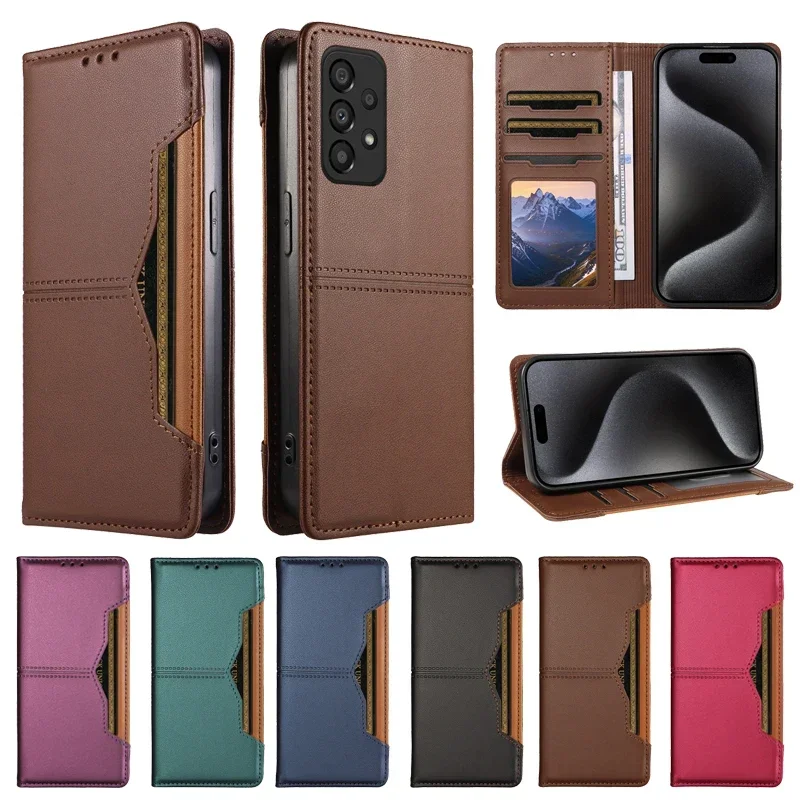 Wallet Case For Samsung Galaxy A33 A12 A22 A32 A52 A13 A23 A53 5G Flip Cover Phone Luxury Magnetic Book Protective Bags Fundas