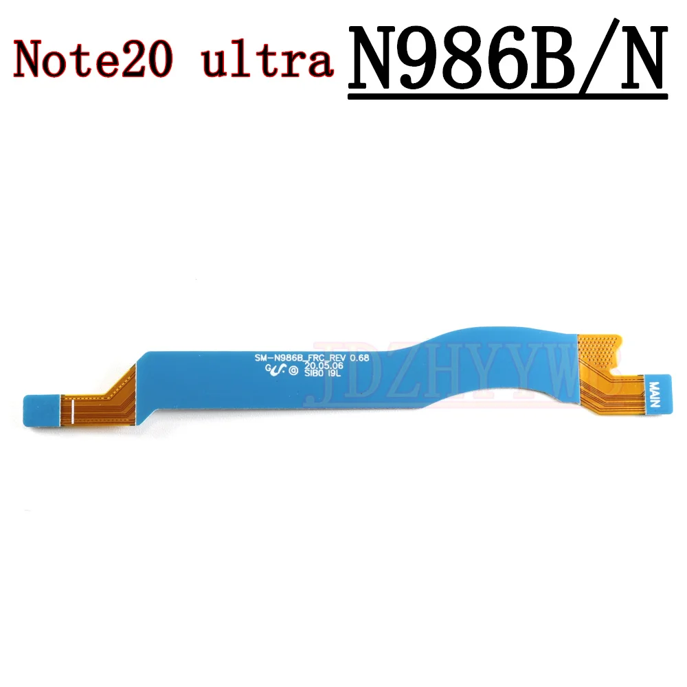 Fone de ouvido alto-falante placa microfone para samsung note20 ultra 5g volume sinal antena placa-mãe porta carregamento cabo flexível