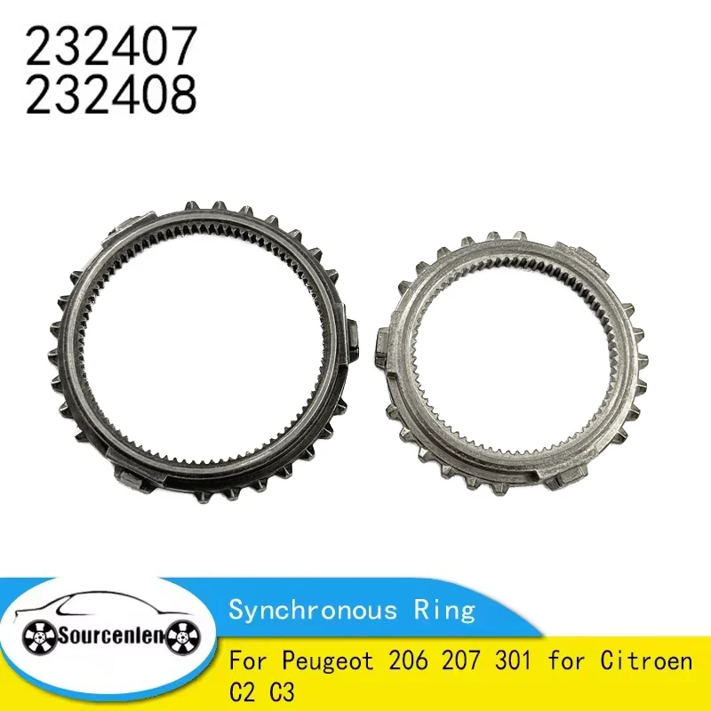 

Совершенно новое синхронное кольцо 232408 232407 для Peugeot 206 207 301 для Citroen C2 C3