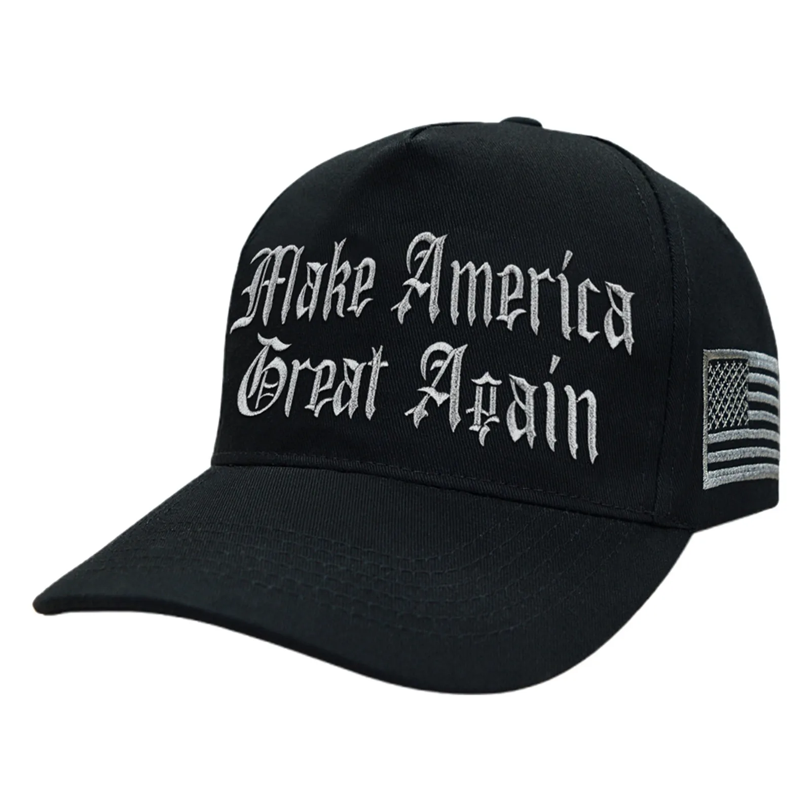 

Hat Embroidery Trump New Peaked Cap Baseball Cap Trump Make American Great Again Black And Gray Characters Cap Hat