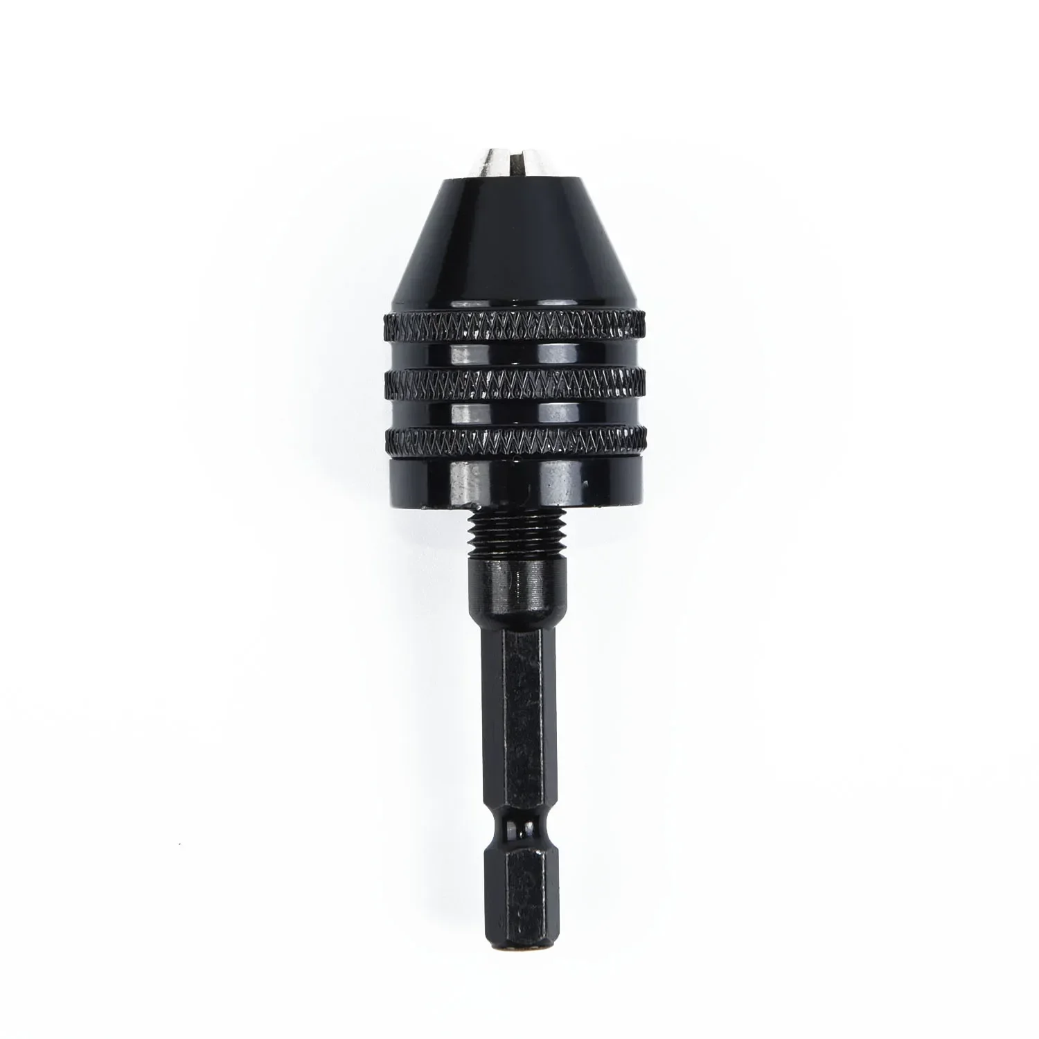 0.3-8mm Keyless Drill Chuck Electric Drill Bits Adapter Screwdriver Impact Driver 1/4\