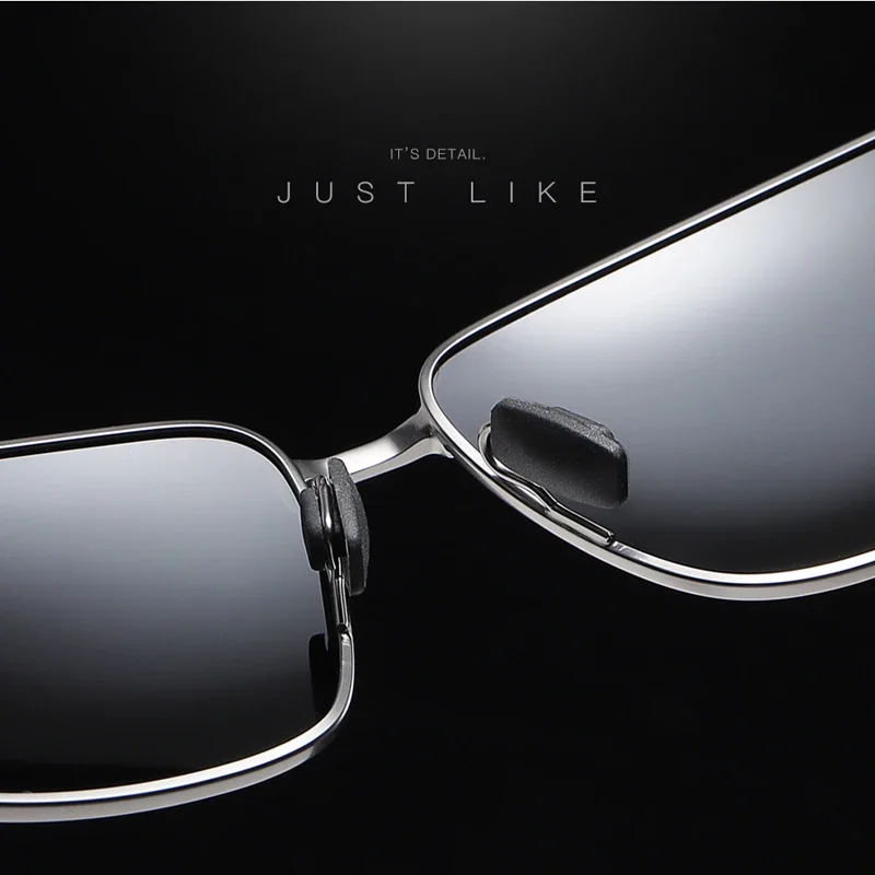 KIZN Aluminum Magnesium Myopia Sunglasses Men Women Polarized Square Goggles Driving Custom Prescription Glasses -0.50 to -6.0