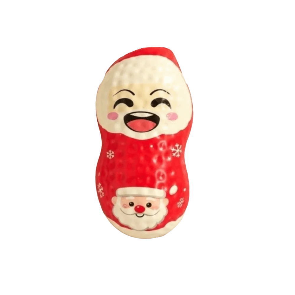 Mud Texture Christmas Peanut PU Squishy Slow Rising Hand Relax Good Luck Peanut Toy Finger-Sticking Pinch Sensory Toy