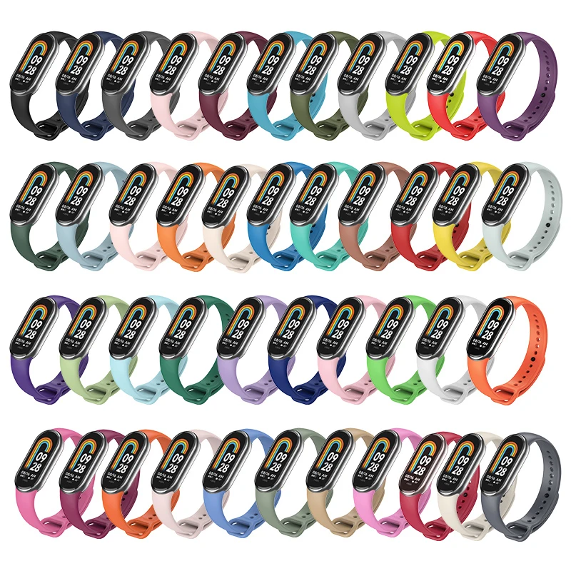 Silikonarmband für Xiaomi Mi Band 11 10 9 8, NFC Sportarmband, Gummiarmband, Handgelenksband, Pulseira, Correa, Xiaomi Smart Band 9/10/11 – Detail 5