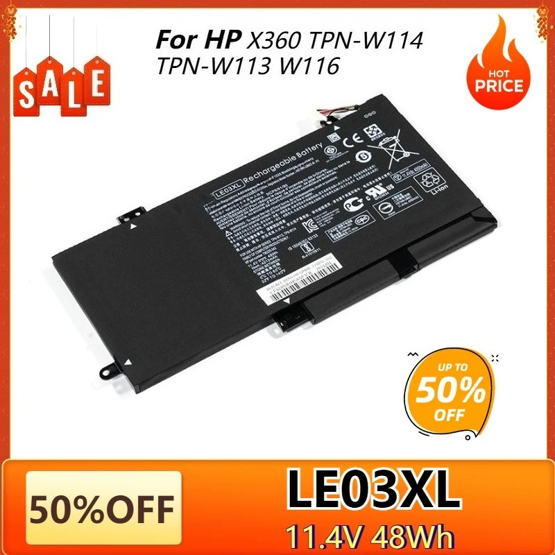 

LE03XL Laptop Battery for HP Envy X360 M6-w010dx W101dx HSTNN-UB60 HSTNN-UB6O HSTNN-YB5Q HSTNN-PB6M TPN-W113 TPN-W116 TPN-W114