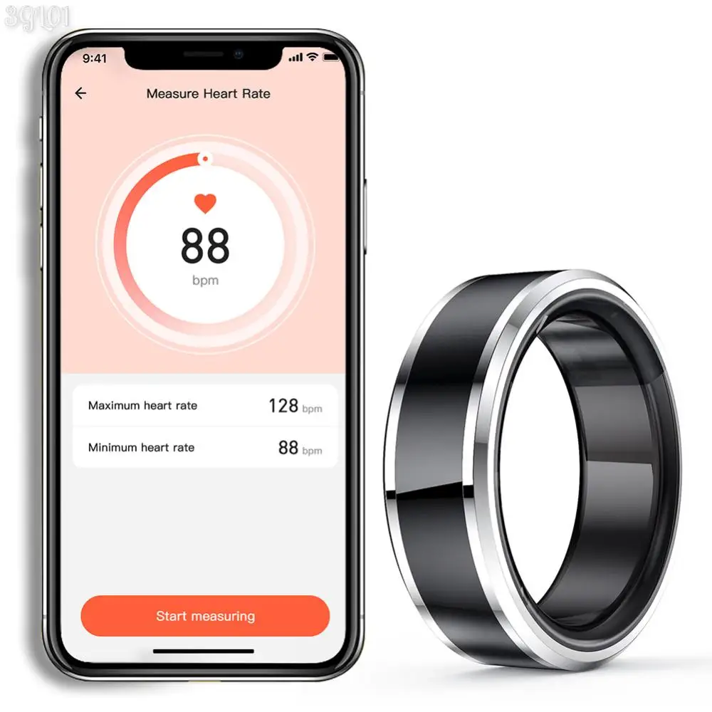 Multifunctionele Gezondheidszorg Ringen Intelligente Ringen Waterdichte Hartslag En Bloed Zuurstof Monitor Fitness Gezondheid Tracker Ringen