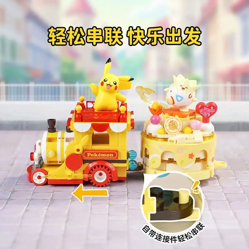Оригинальный сборный блок Keeppley Pokemon, игрушка Пикачу Fuecoco Togepi Sprigatito Quaxly, экшн-фигурка, модель куклы, детская игрушка