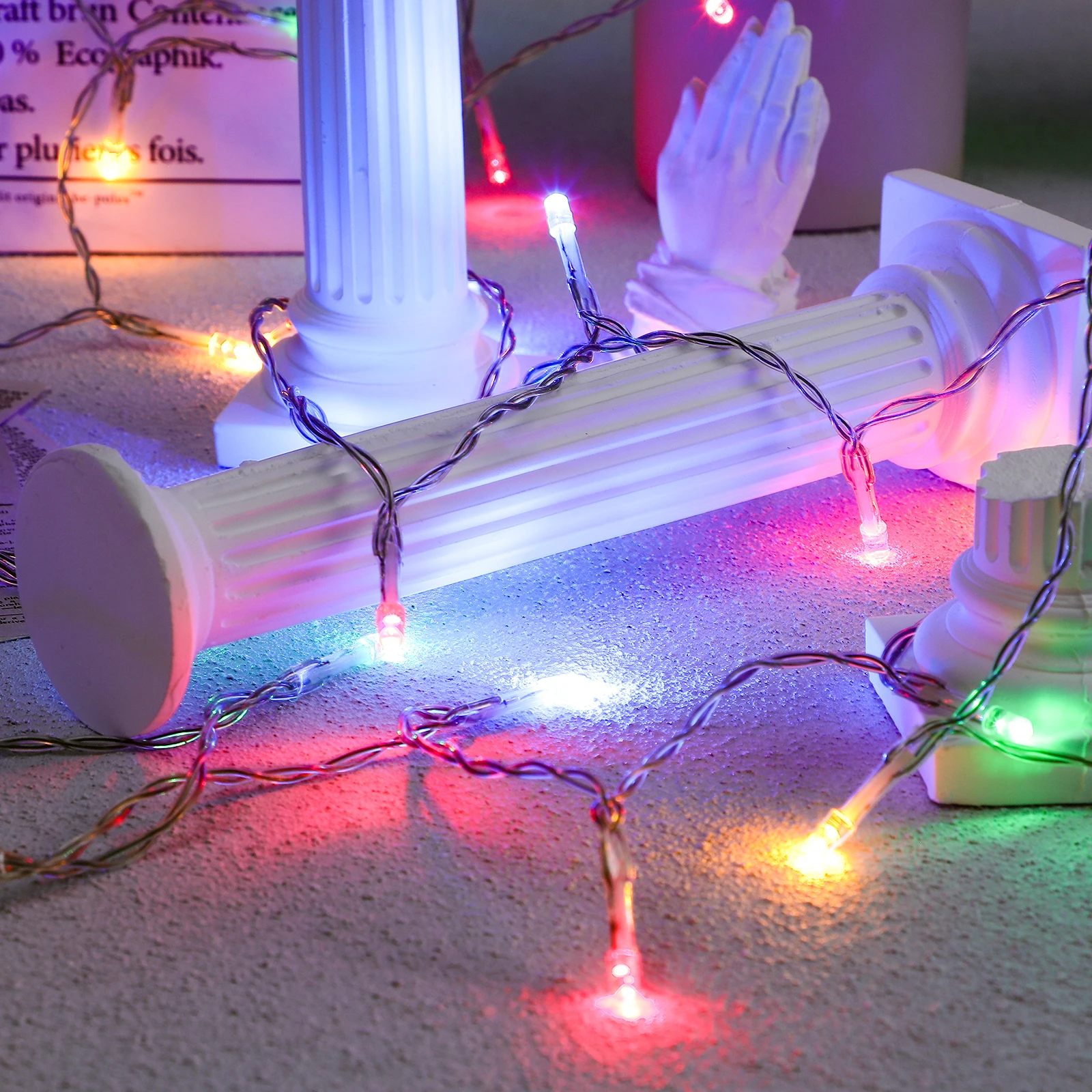 

4M 40LED Operated String Lights Multicolor 3 Modes Indoor Outdoor Decorative Christmas LED DIY
