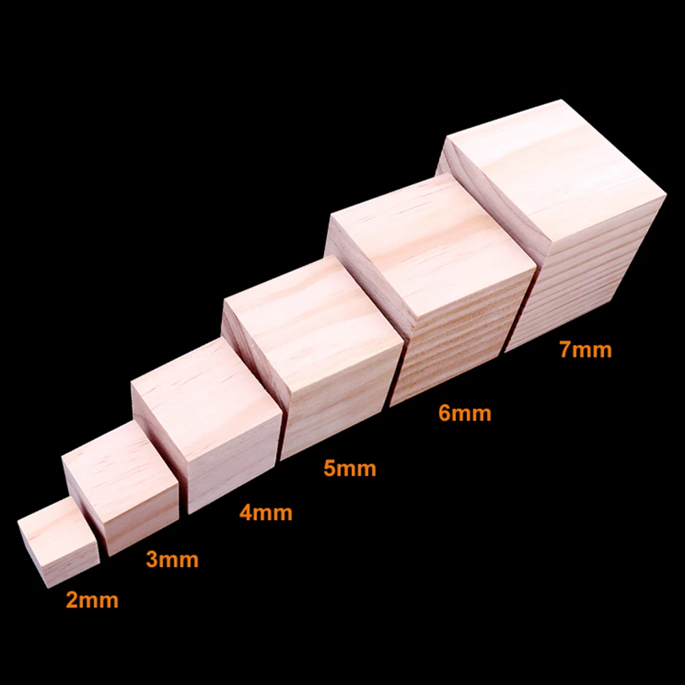 Sosna naturalna bloki Log Wood kwadratowe rzemiosło ręczne malowanie dekoracje z drewna blok dla małych dzieci Art Cube Model nauczania