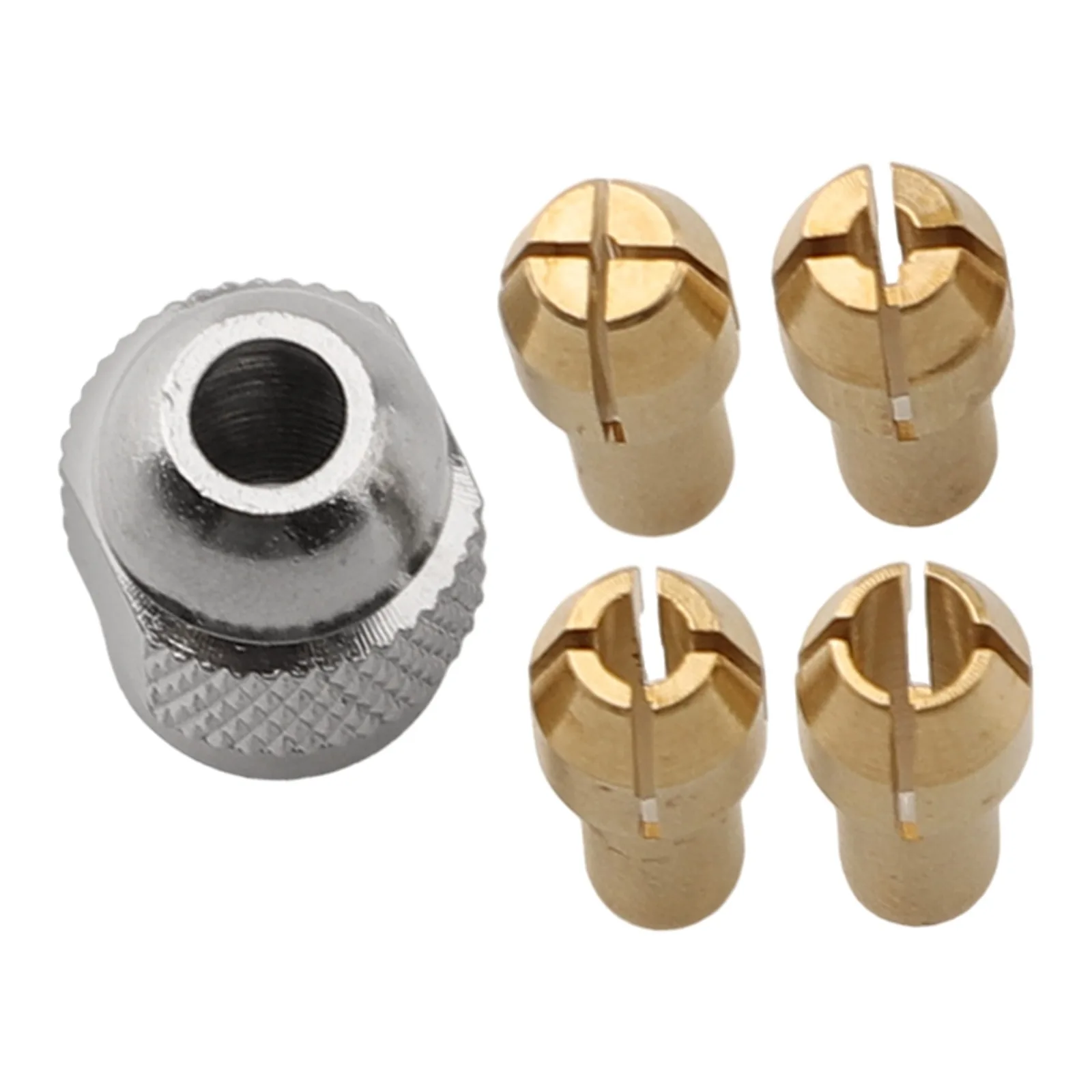 

Gold Collet Chuck Home Improvement DIY Projects Brass Rotary Tool Nut Brass Collet Chuck Sturdy Brass Material