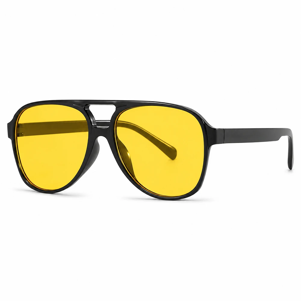 Vintage Übergroße Pilotensonnenbrille für Damen und Herren 70er Retro UV400-Schutz Klassischer Großer Rahmen Modische Fahrsonnenbrille – Detail 14