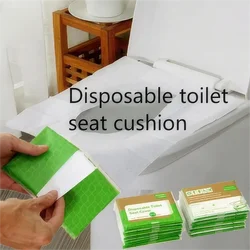 Funda desechable para asiento de inodoro, accesorio de viaje, Camping, Hotel, baño, papel Soluble en agua impermeable, 30/50/100 piezas